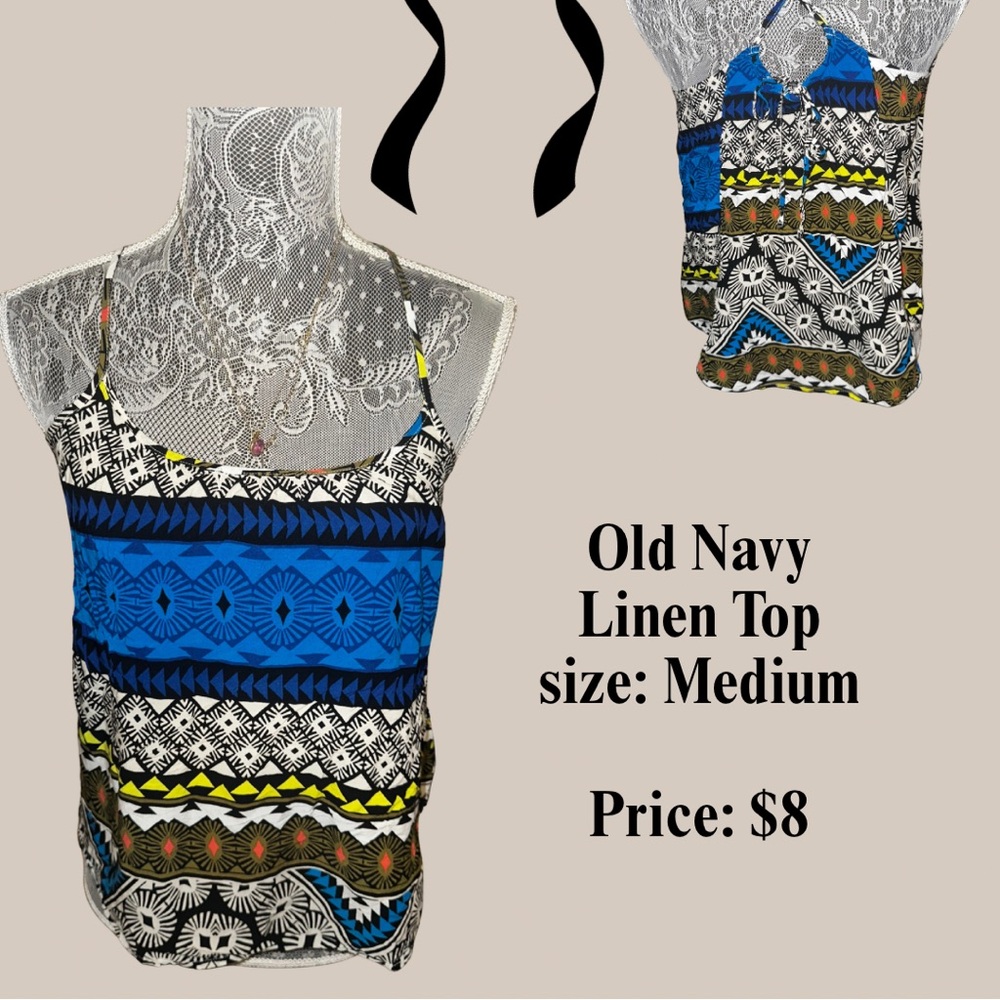 Old Navy Multicolor Patterned Camisole
